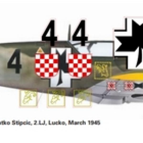 Bf109 G10 Black 4 Croatia