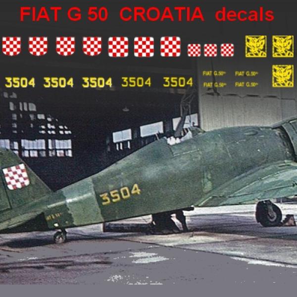 Decal FIAT G50 Croatia
