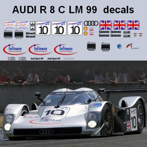 Decals AUDI R8C LM99